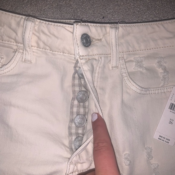 Anthropologie Cream Shorts - Picture 3 of 8